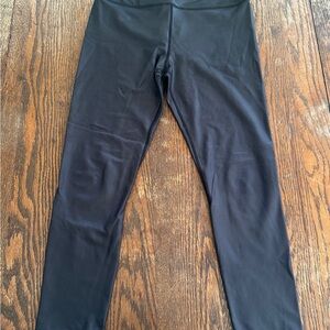 ZYIA Black Metallic Light n Tight Leggings